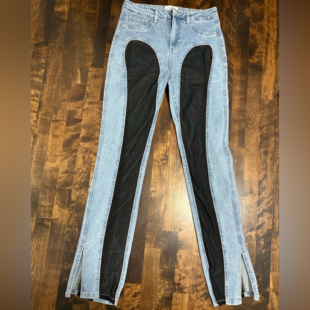 👖2/40 Jeans | Fashion Nova | Split Hem Bootcut Jeans | Size 9